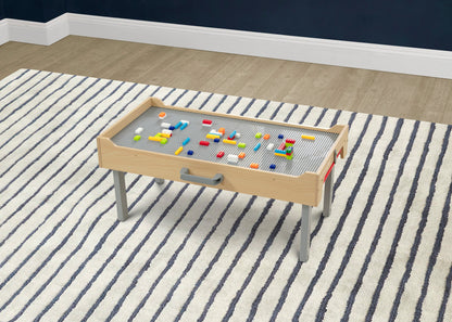 Play N Store Building Bricks Play Table with 100+ Play Bricks Included