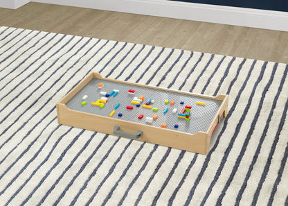 Play N Store Building Bricks Play Table with 100+ Play Bricks Included
